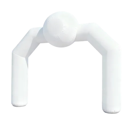 Schéma d’une arche à air captif : gonflée une fois par les valves