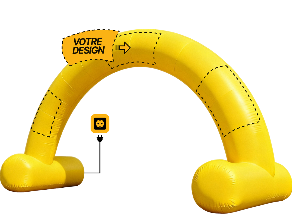 Arche publicitaire - Ronde (AV)