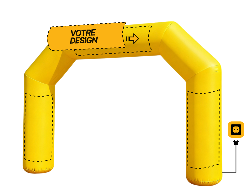 Arche publicitaire - Polygone (AV)