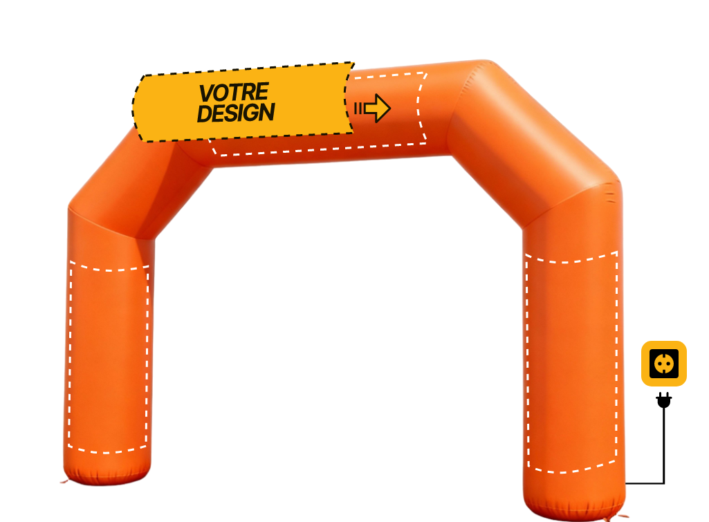 Arche publicitaire - Polygone (AV)