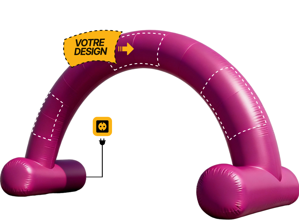 Arche publicitaire - Ronde (AV)