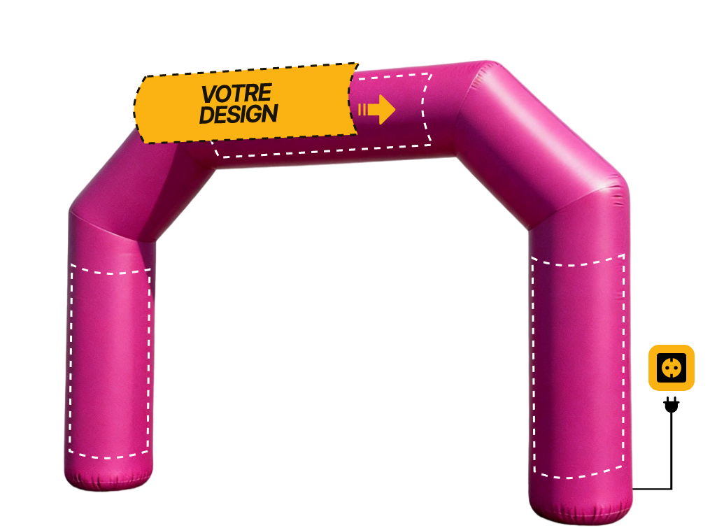 Arche publicitaire - Polygone (AV)