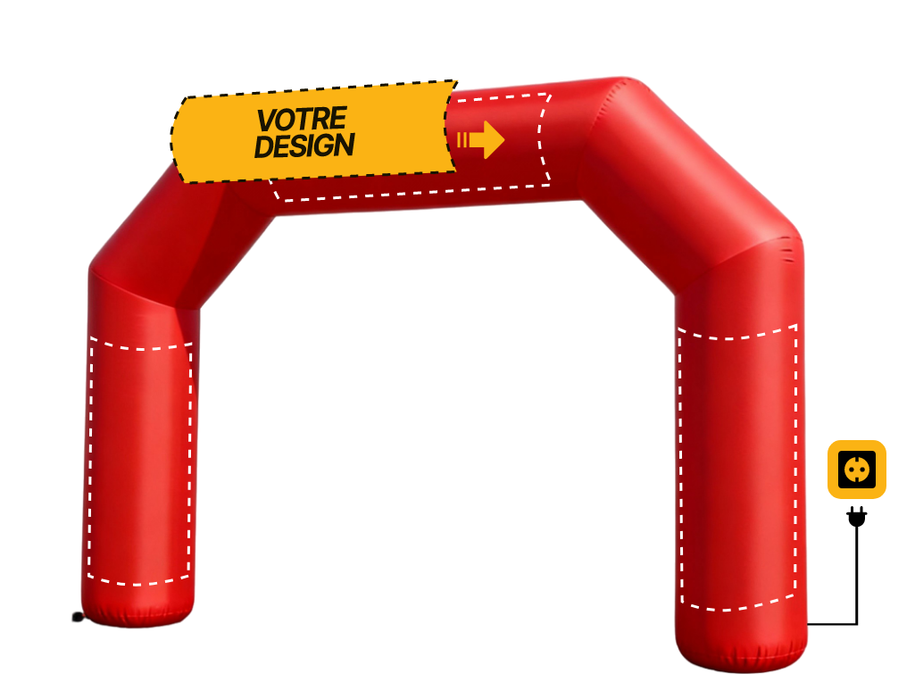 Arche publicitaire - Polygone (AV)