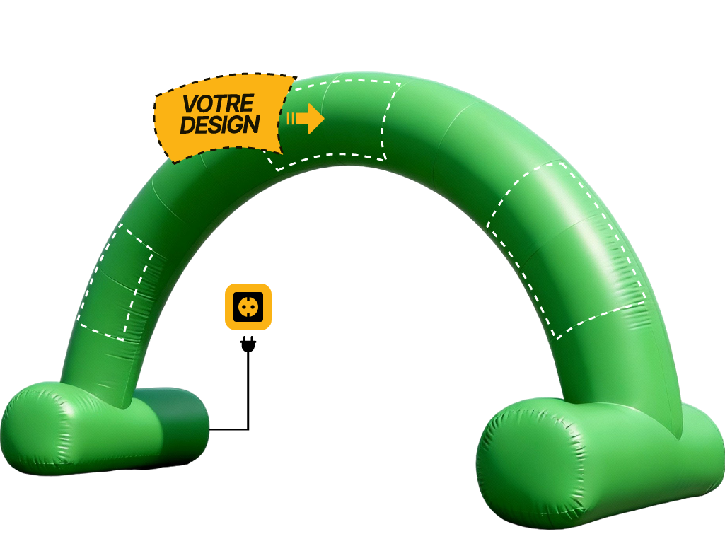 Arche publicitaire - Ronde (AV)