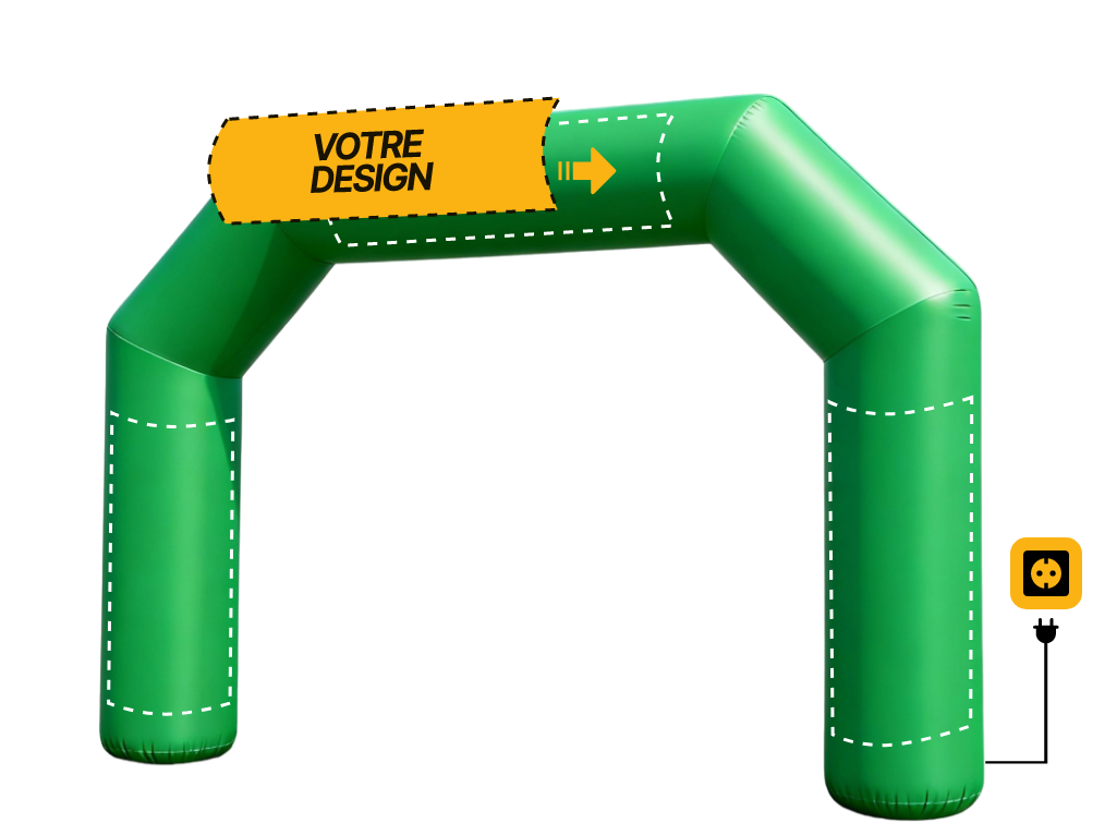 Arche publicitaire - Polygone (AV)