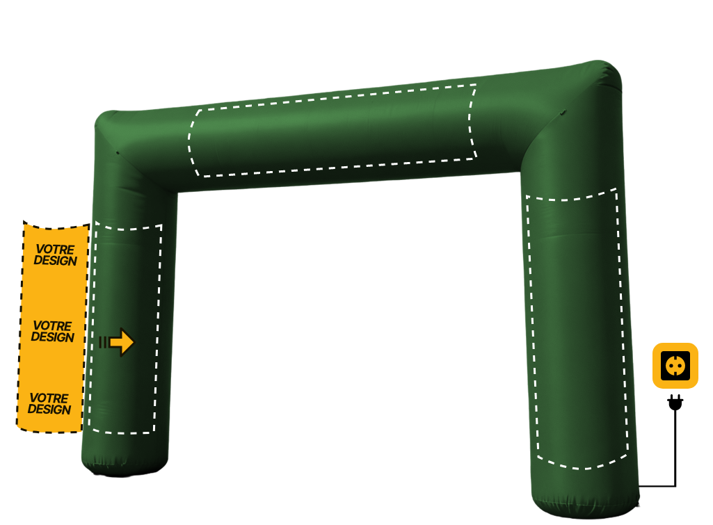 Arche publicitaire - Droite (AV)