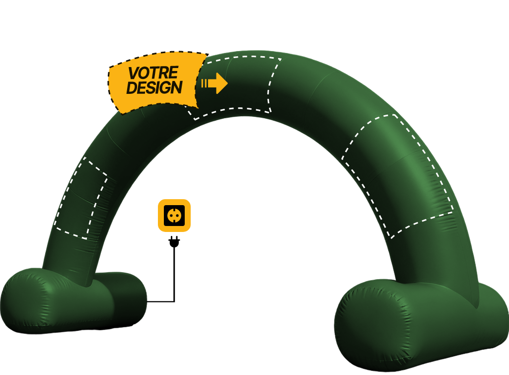 Arche publicitaire - Ronde (AV)