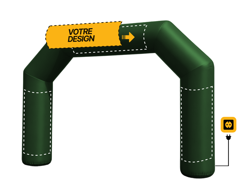 Arche publicitaire - Polygone (AV)