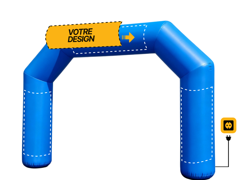 Arche publicitaire - Polygone (AV)