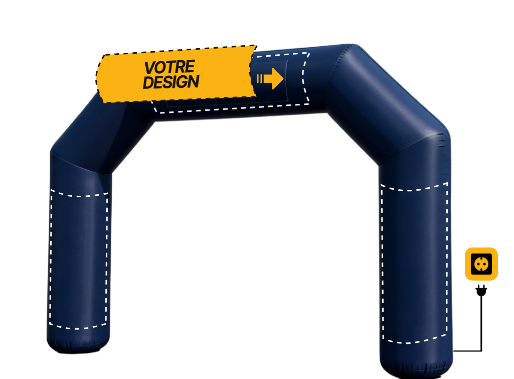 Arche publicitaire - Polygone (AV)