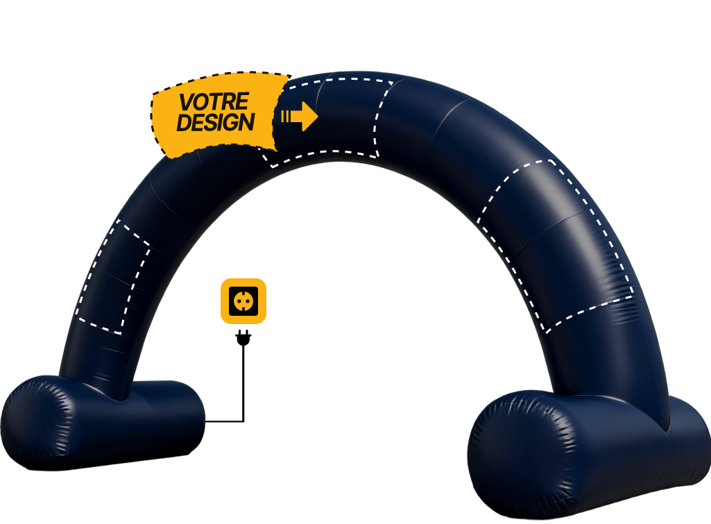 Arche publicitaire - Ronde (AV)