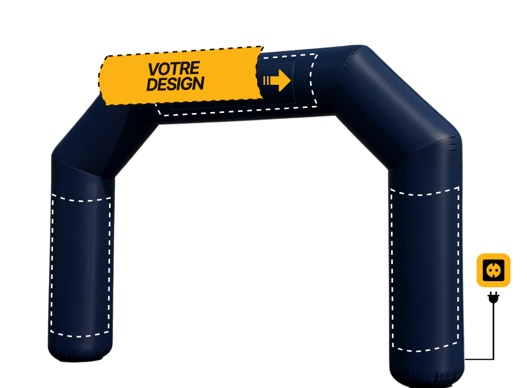 Arche publicitaire - Polygone (AV)