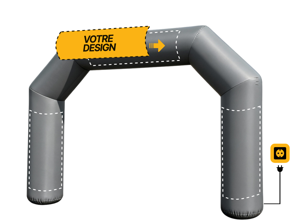 Arche publicitaire - Polygone (AV)