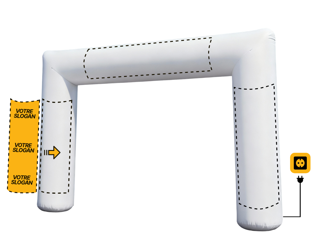 Arche publicitaire - Droite (AV)