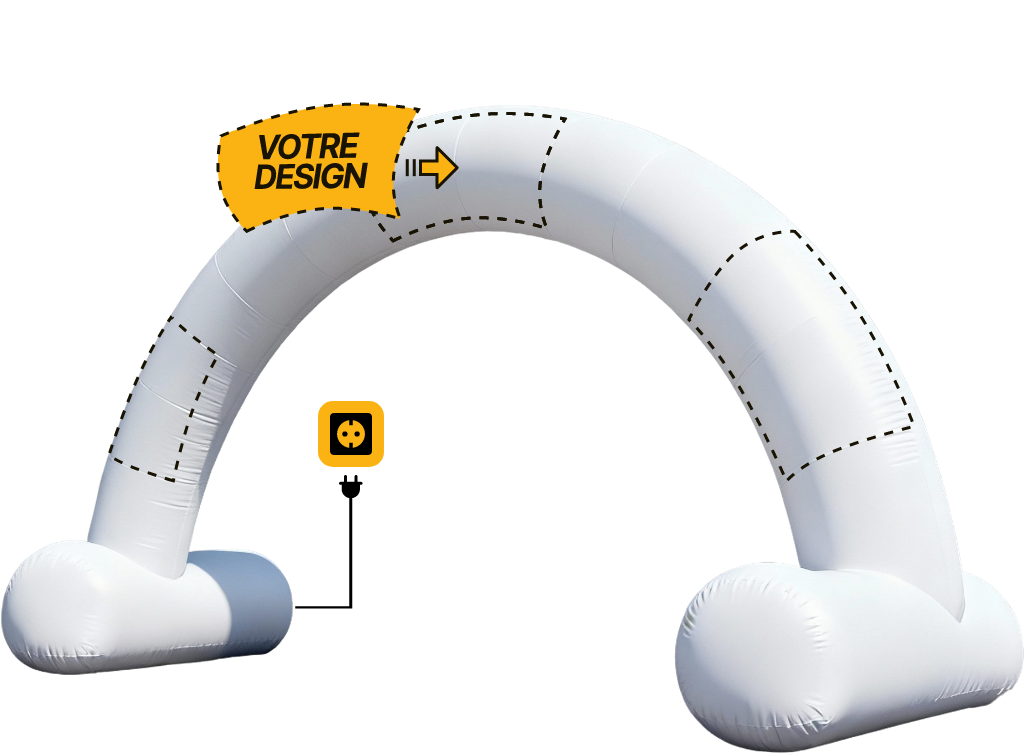 Arche publicitaire - Ronde (AV)