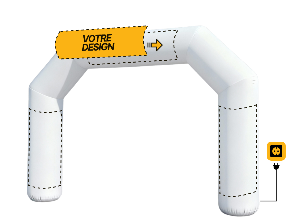 Arche publicitaire - Polygone (AV)