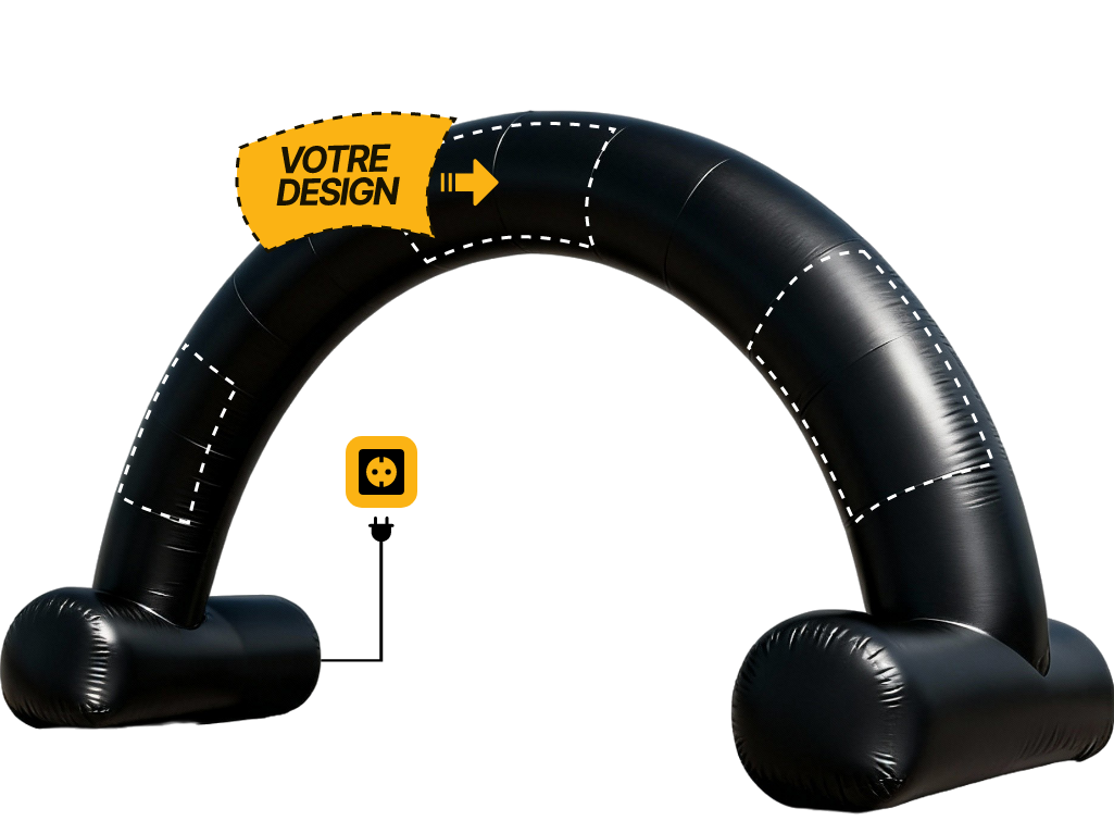 Arche publicitaire - Ronde (AV)