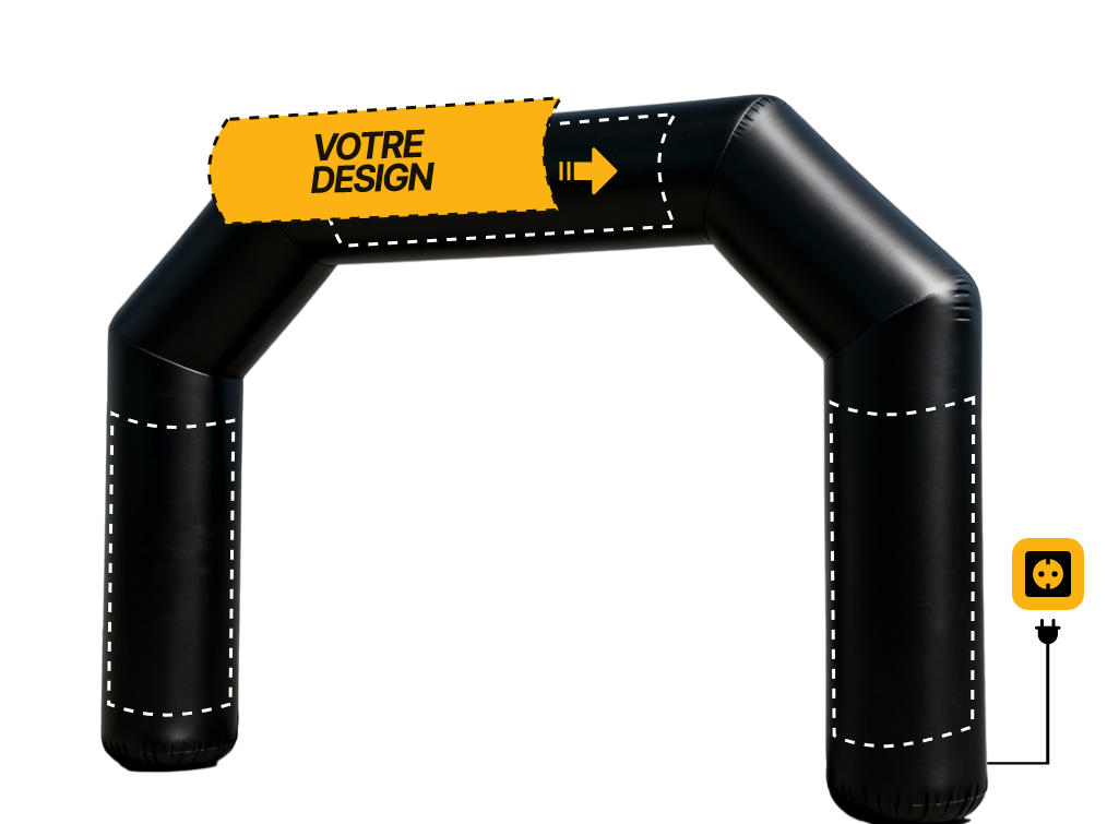 Arche publicitaire - Polygone (AV)