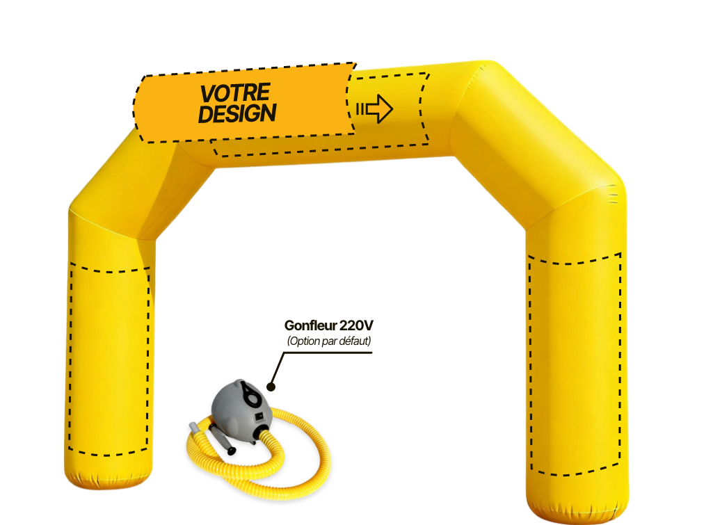 Arche publicitaire - Polygone (AC)