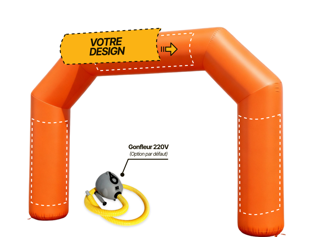 Arche publicitaire - Polygone (AC)