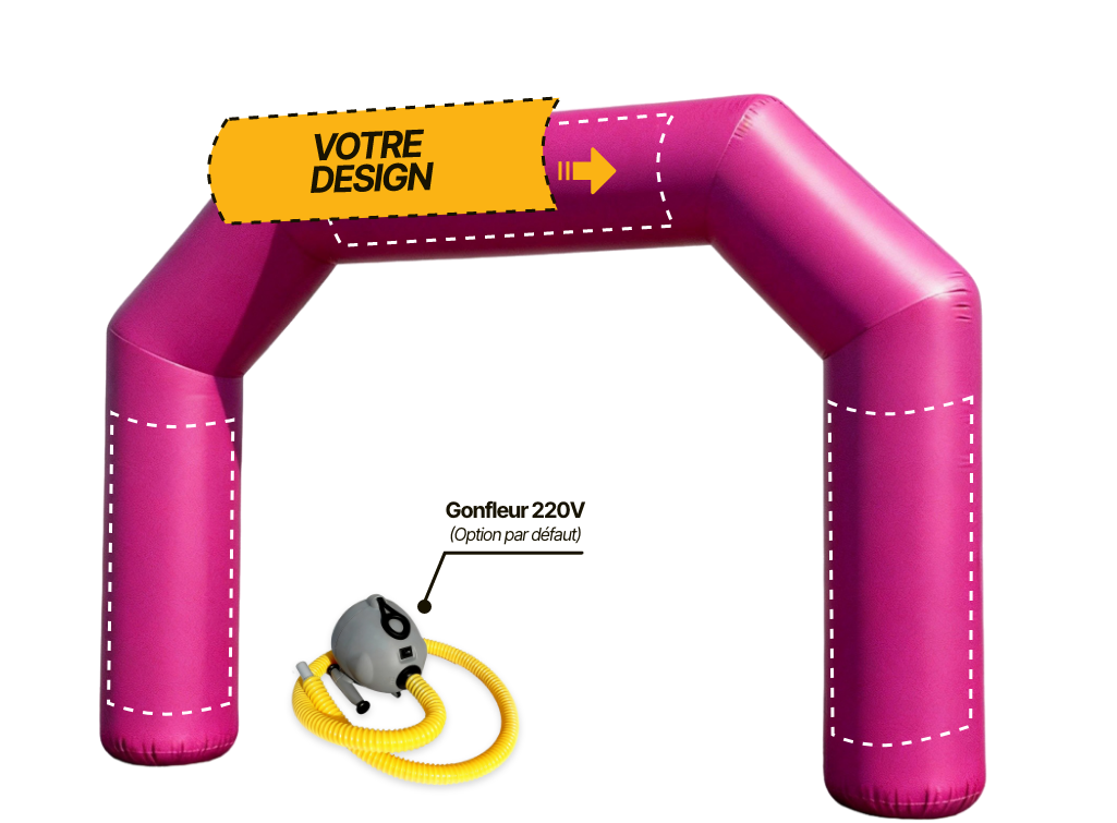 Arche publicitaire - Polygone (AC)