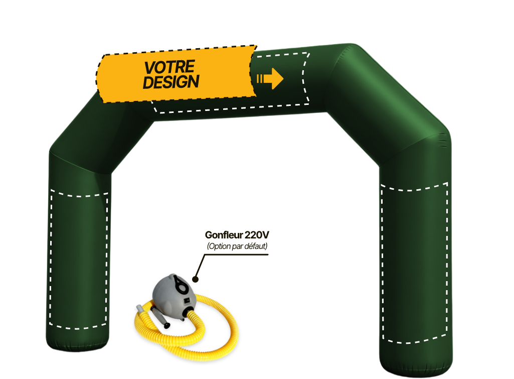 Arche publicitaire - Polygone (AC)