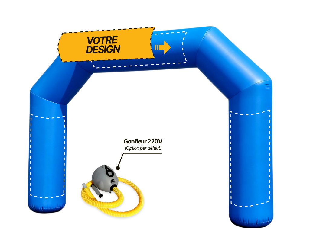 Arche publicitaire - Polygone (AC)