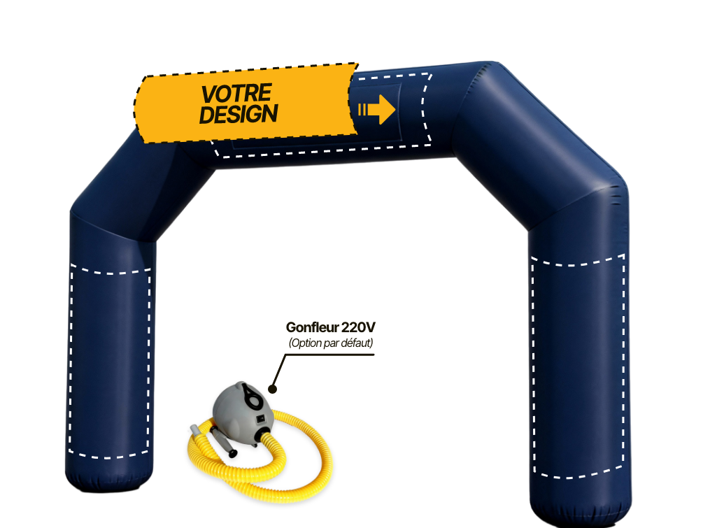 Arche publicitaire - Polygone (AC)