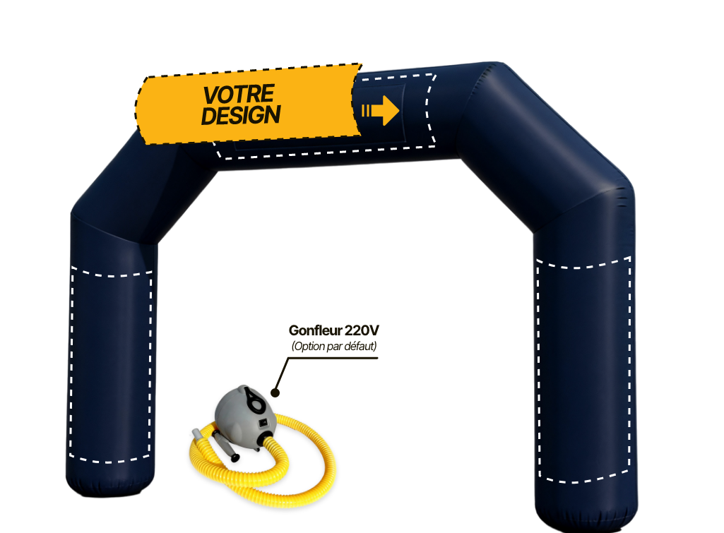 Arche publicitaire - Polygone (AC)