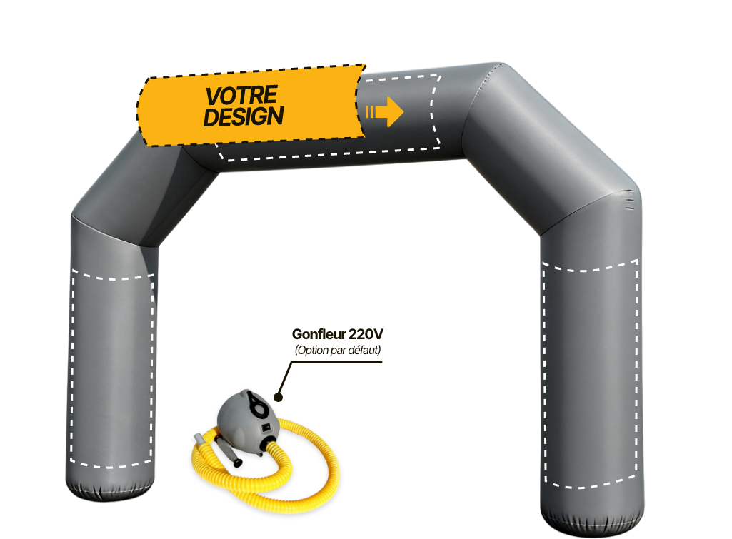 Arche publicitaire - Polygone (AC)