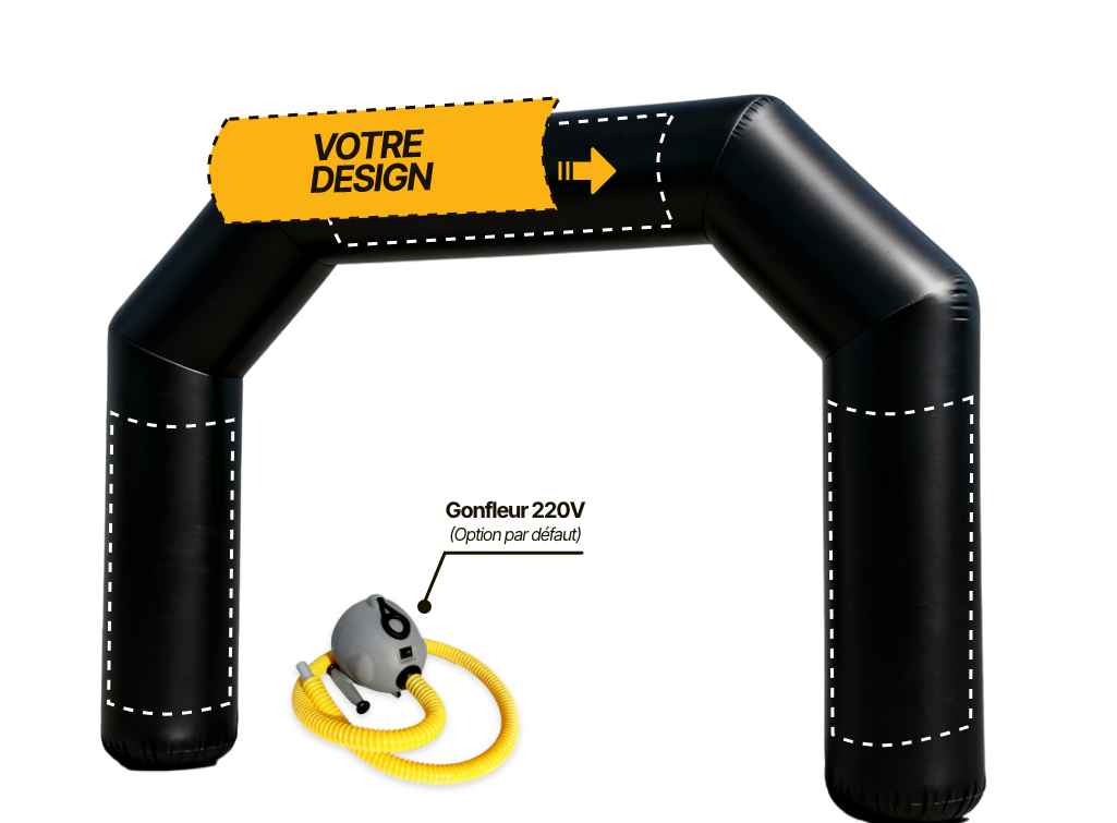 Arche publicitaire - Polygone (AC)